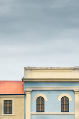 Hobart, Tasmania Historical Stone Buildings. Sullivan’s Cove. Facade detail. Minimal Aesthetics. 