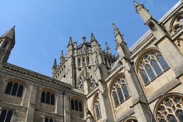 Fototapeta na wymiar The Cathedral in Ely, England Great Britain