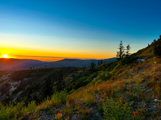 Mt St Helens Sunset