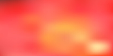 Light red, yellow vector blurred layout.