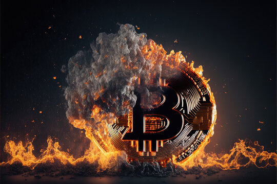 burning prices, Bitcoin lowest, burning cryptocurrency, Generative AI 