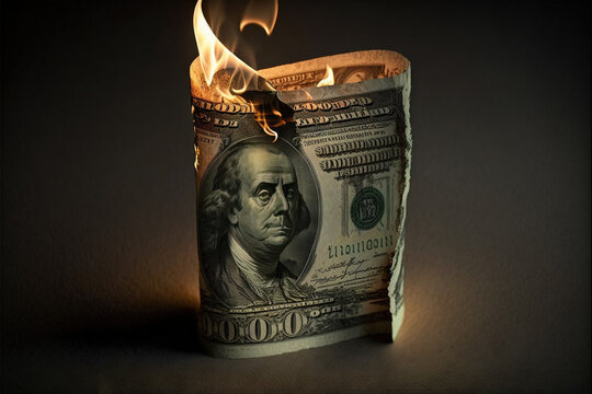 money in the fire, debt, recession, Generative AI 