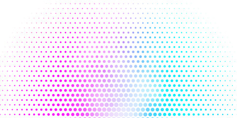 Light Blue, Red vector pattern with spheres.