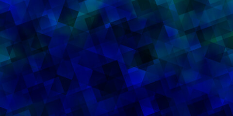 Obraz premium Light BLUE vector texture with triangular style.