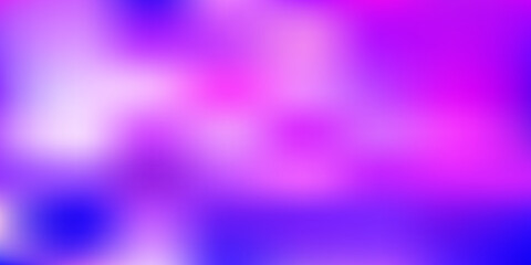 Light pink, blue vector blur background.
