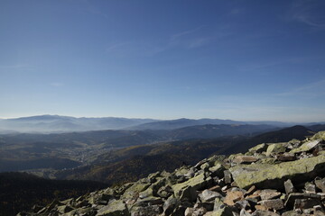 view from the top of the mountain