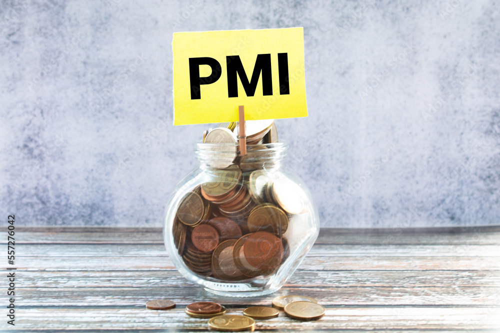Poster on a light table are notebooks. and in the center is a notebook with the text pmi.