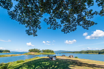 landscape of camping ground Thailand