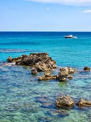 rocks and sea