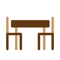 Dining Table Flat Icon
