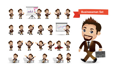 Business people group avatars characters