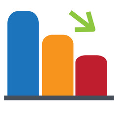 Graph Flat Icon