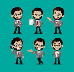 people with different poses