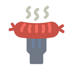 Sausage Flat Icon
