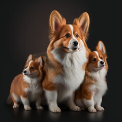 group of puppies