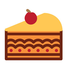 Cake Flat Icon