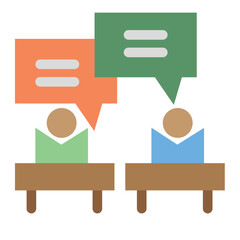 Discussion Flat Icon