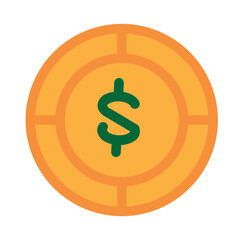 Coin Flat Icon