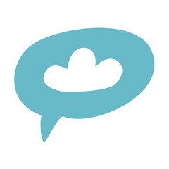 bubble chat cloud