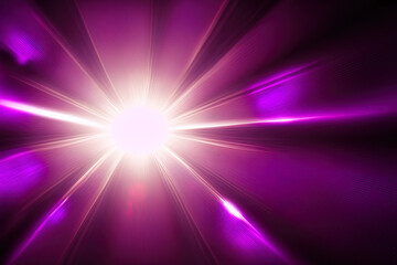 Obraz premium Violet Background With Rays Of Light. Bright light. Beautiful. Generative AI