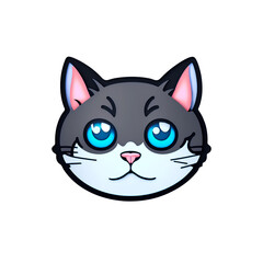 Cute kitty sticker style transparent PNG images. Perfect for websites, blogs, calendars, and more. Use digital sticker to decorate phone, laptop, or planner, greeting cards, gifts, and other printings