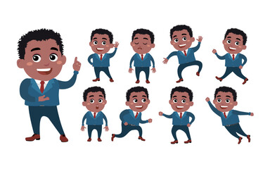 Business people with different poses
