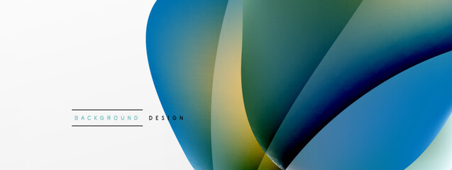 Fluid color abstract background. Liquid gradients, wave pattern. Trendy techno business template for wallpaper, banner, background or landing