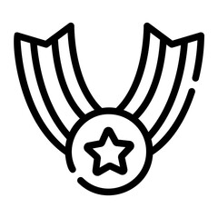 medal of honor line icon