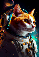 Space Cat Astronaut, Generative AI