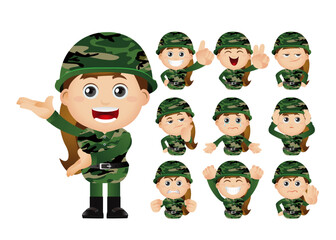 Cute Set - Set of army