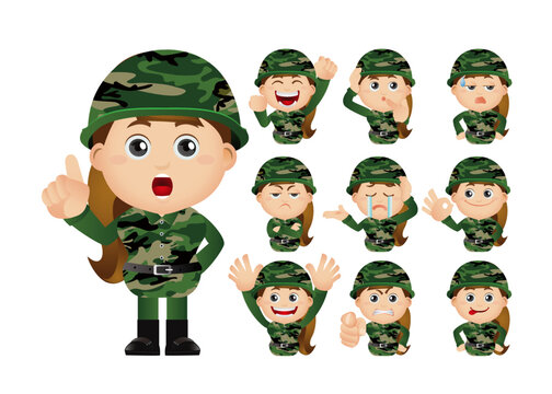 Cute Set - Set of army