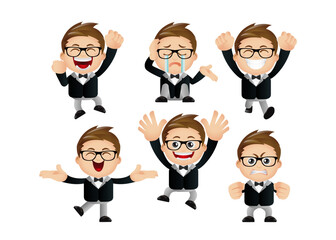 Cute Set - Set of business character