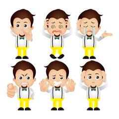 Cute Set - Set of businessman