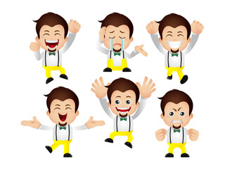 Cute Set - Set of man character