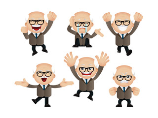 Cute Set - Set of man character