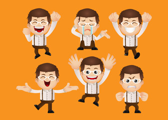 Cute Set - Set of business people