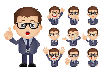 Cute Set - Set of business people