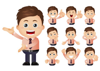 Cute Set - Set of business people