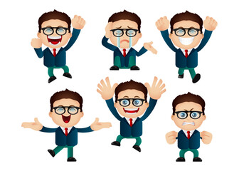 Cute Set - Set of business people