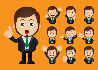 Cute Set - Set of business people