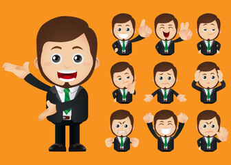 Cute Set - Set of business people