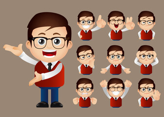 Cute Set - Set of business people