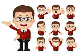 Cute Set - Set of business people