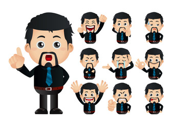 Cute Set - Set of business people