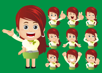 Cute Set - Set of businesswomen