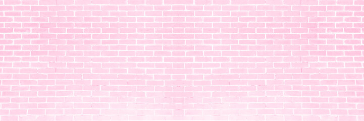 grunge brick wall, old brickwork panoramic view