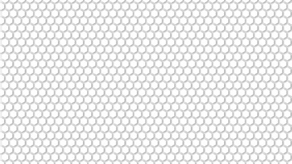 Abstract background of points and lines. Hexagon cyber structure. Big data stream. Black honeycomb on a white background. Isometric geometry. 3D Vector illustration