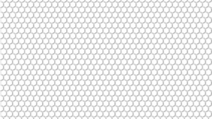 Abstract background of points and lines. Hexagon cyber structure. Big data stream. Black honeycomb on a white background. Isometric geometry. 3D Vector illustration
