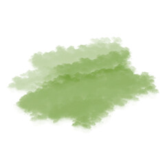 old green splash watercolor brush