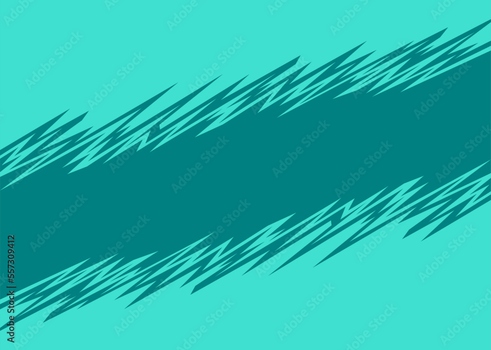 Poster abstract background with diagonal jagged spike pattern and with some copy space area